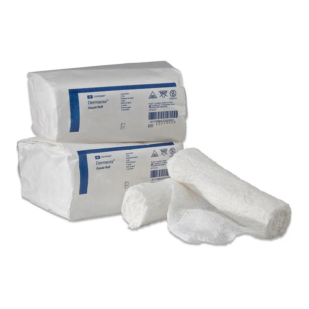 KND 441105 (CS96) EA/1 DERMACEA FLUFF ROLL 4" X 4 YD 2-PLY STERILE