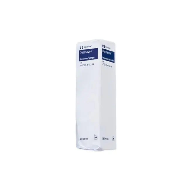 KND 441403 BX/25  DERMACEA NON WOVEN SPONGES, 4 PLY, 2" x 2"