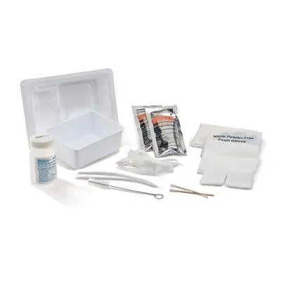 KND 47835 CS/20 STANDARD TRACH CARE TRAY WITH PLASTIC FORCEPS