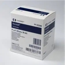 KND 55566BG (CS/5)  BX/10  FOAM BORDER GENTLE DRESSING, SIZE 5.5IN X 5.5IN