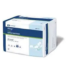 KND 67095 CS/4BG (8EA/BG) WINGS ADULT BARIATRIC BRIEFS, EXTRA HEAVY ABSORBENCY, BARIATRIC (74" TO 100"), WHITE