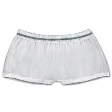 KND 707A CS/10BG (5EA/BG) WINGS INCONTINENCE KNIT PANTS XXL/XXXL, PURPLE/GRAY BAND COLOR, 45"-52"