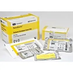 KND 8884433500 (CS/6)BX/25 XEREFORM PETROLATUM GAUZE, 4IN X 4IN, STERILE, NON-ADHERENT.