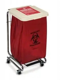 MAI 15-9000 EA/1 HAMPER STAND WITH LID AND FOOT PEDAL, SINGLE ( 4-6 WEEK ETA).