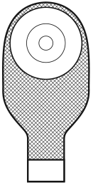 MAR 55062 BX/10 MARLEN ULTRALITE 1-PIECE DRAINABLE POUCH W/  DEEP CONVEX BARRIER, PRE-CUT 7/8IN OPENING, OPAQUE