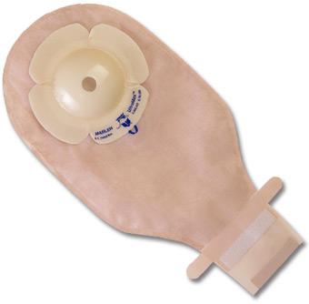 MAR 7255155 BX/10 MARLEN MANUFACTURING ULTRALITE ONE-PIECE PRE-CUT DRAINABLE POUCH WITH AQUATACK HYDROCOLLOID DEEP CONVEX BARRIER 1 1/2" OPENING,9" LX 5-3/4" W. OPAQUE, 16OZ, ODOR-PROOF