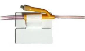MCJ 54452 EA/1 CATH-SECURE MULTI-PURPOSE TUBE HOLDER 2 1/2IN WRAP TAB, 3IN x 1 3/4IN W BASE