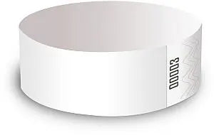 MDL MDS2101M CS/1000  TAMPER RESISTANT ADHESIVE CLOSURE ID BANDS, 1IN X 10IN, WHITE