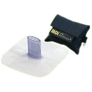 MDV 70190 EA/1 MICROTEK CPR MICROKEY MOUTH BARRIER, ONE-WAY VALVE, BLACK W/DURABLE NYLON POUCH