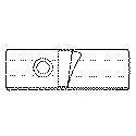 NUH 6322A Nu-Form ,Regular Elastic, 5" Support Belt  Large 36"-40" , 2-3/4 opening