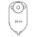 NUH 8256FVC BX/10 ROUND POST-OP ADULT-SIZE CLEAR 5 3/4IN x 11IN URINARY POUCH 3/4IN OPENING W/FLUTTER VALVE AND CONVEXITY (NON-RETURNABLE)