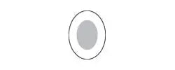 PLM 1853 BX/15 POLYMEM SHAPES, OVAL SILVER DRESSING, SIZE 5.