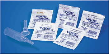 RMC 36101 BX/100  WIDE BAND SILICONE SELF-ADHERING EXTERNAL CATHETER, SIZE 25MM