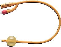 Gold 2-Way Silicone Foley Catheter – 12 Fr, 5 cc (Box of 10)