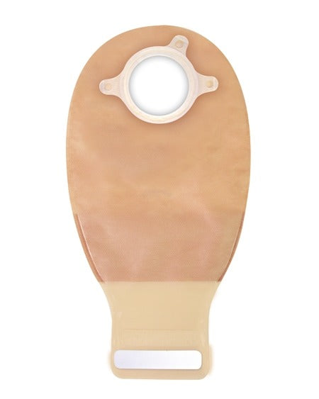 Natura® Two-Piece Drainable Pouch, Flange 2-3/4" (70mm), Transparent 12" (30.5cm), Invisiclose® - Box Of 10 - Home Health Store Inc