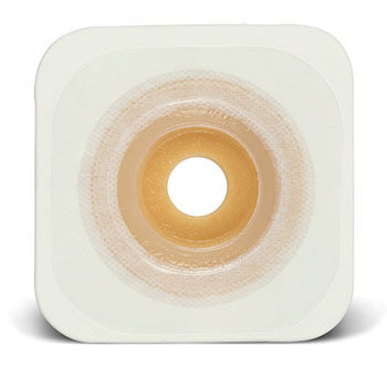 Esteem Synergy® Convex Durahesive® Skin Barrier, 4" X 4" (10cm X 10cm) White, Moldable Stoma Opening 1/2" - 7/8" (13mm - 22mm) - Box Of 10 - Home Health Store Inc