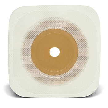 Esteem Synergy® Stomahesive® Skin Barrier, 4-1/2" X 4-1/2" (11.5cm X 11.5cm) White, Pre-Cut Stoma Opening 1-1/2" (38mm) - Box Of 10 - Home Health Store Inc