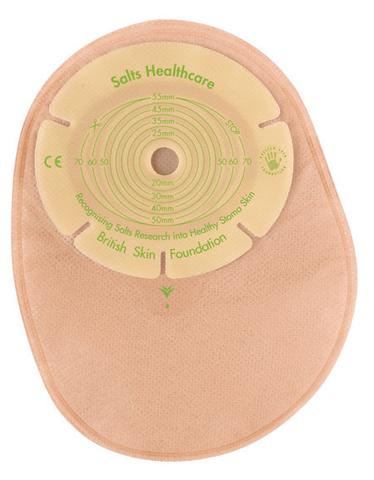 SALT XND1325 BX/10 CONFIDENCE NATURAL SOFT CONVEXITY WITH FLEXIFIT & ALOE DRAINABLE CUT TO FIT 13-25MM.