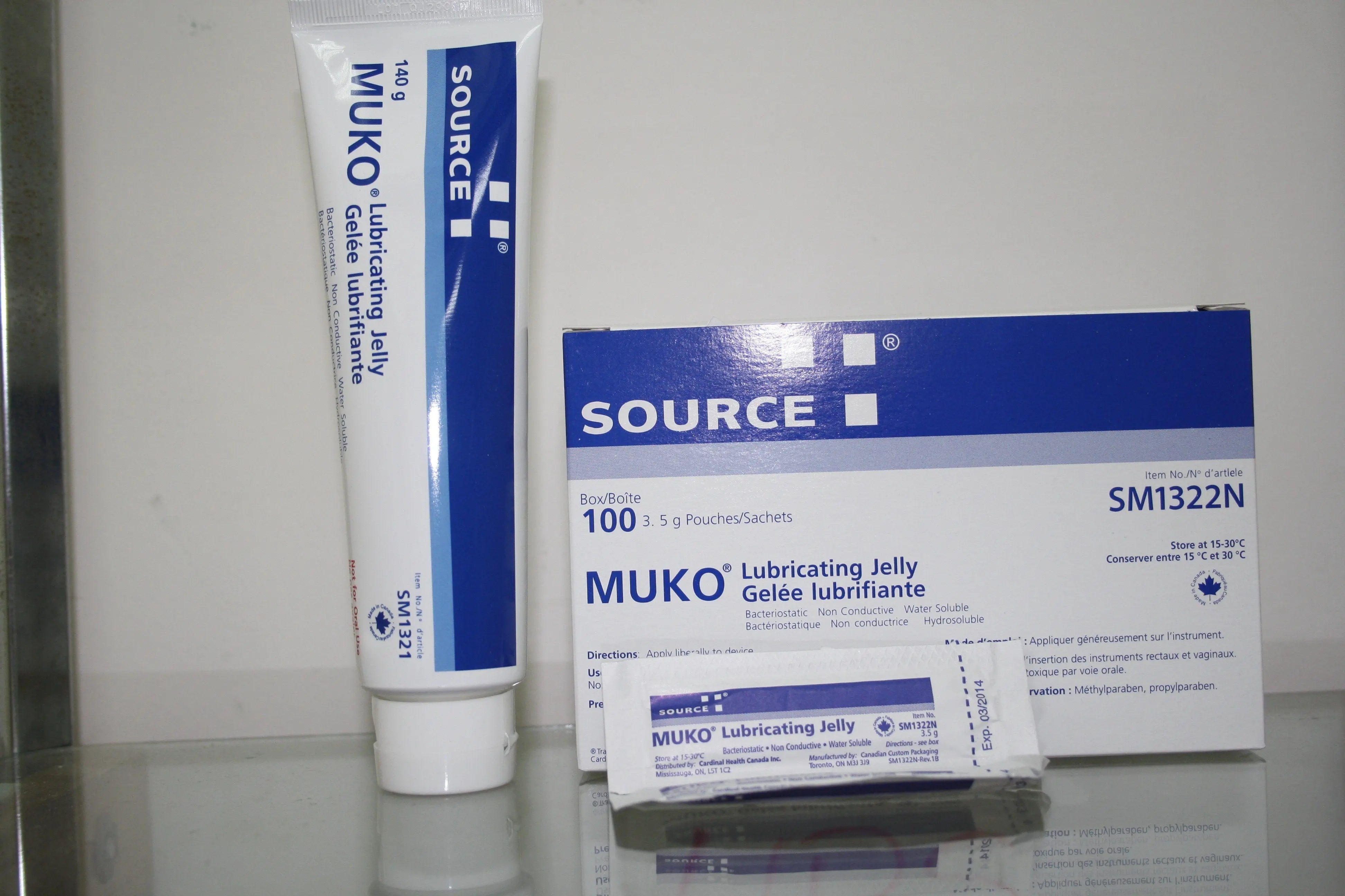 SM 1321 (BX/10) EA/1 MUKO LUBRICATING JELLY, SIZE 140G TUBE