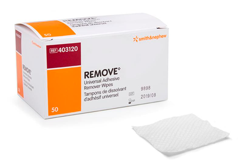 Remove Adhesive Remover Wipes - Box Of 50