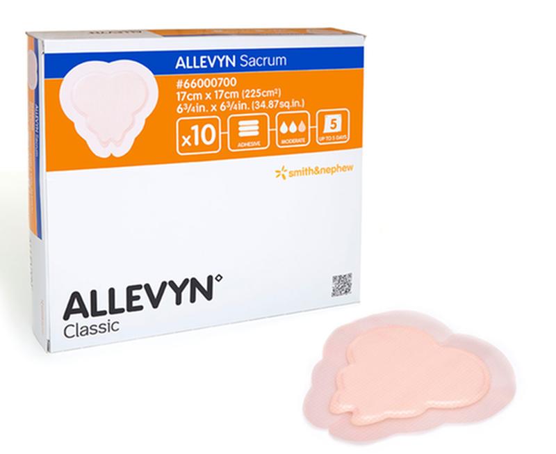 ALLEVYN Sacrum Adhesive Foam Dressing  (BX/10)