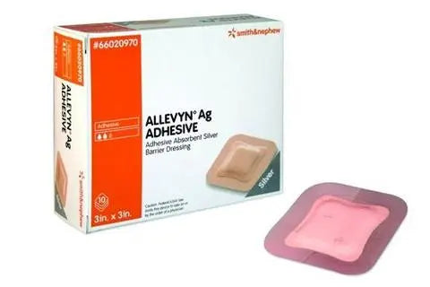 SNU 66007637 BX/10 ALLEVYN NON ADHESIVE FOAM DRESSING, SIZE 10CM X 10CM