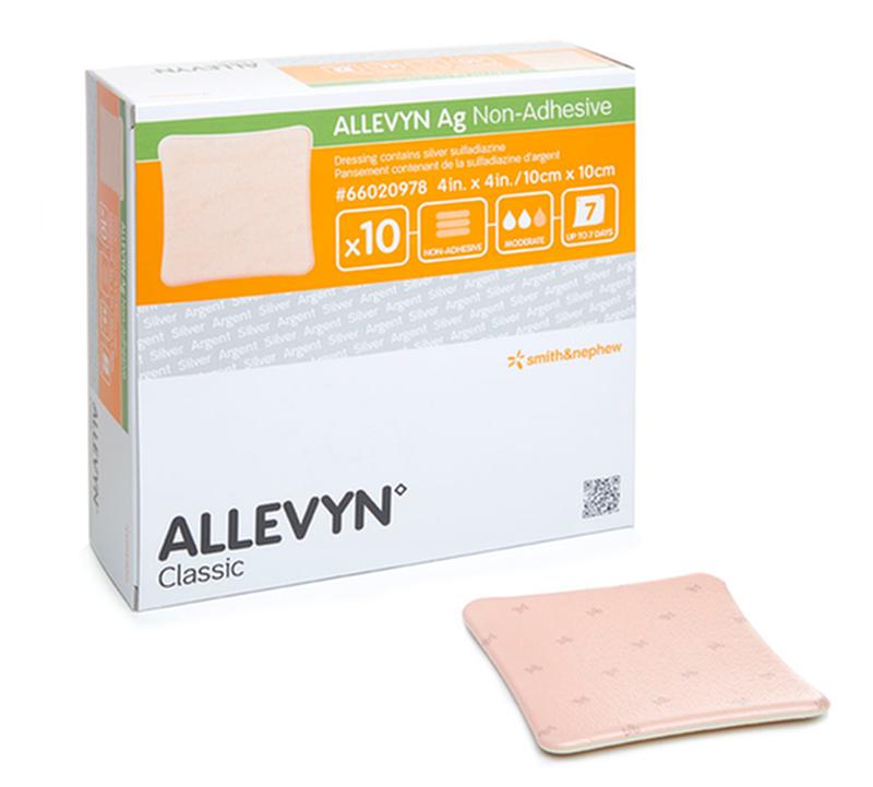 ALLEVYN Ag Non-Adhesive Dressing (BX/10)