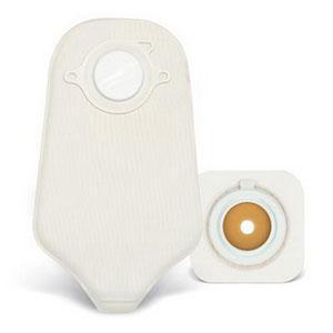 SQU 401687 BX/5 SUR-FIT AUTOLOCK POST-OP SET WITH DURHASIVE WAFER, 1 3/4", UROSTOMY POUCH