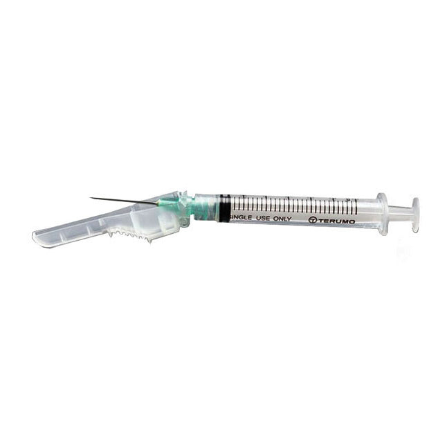 Bx/100 Surguard-3 Safety Syringe W/ Needle, 3Cc, 22G, 1.5In