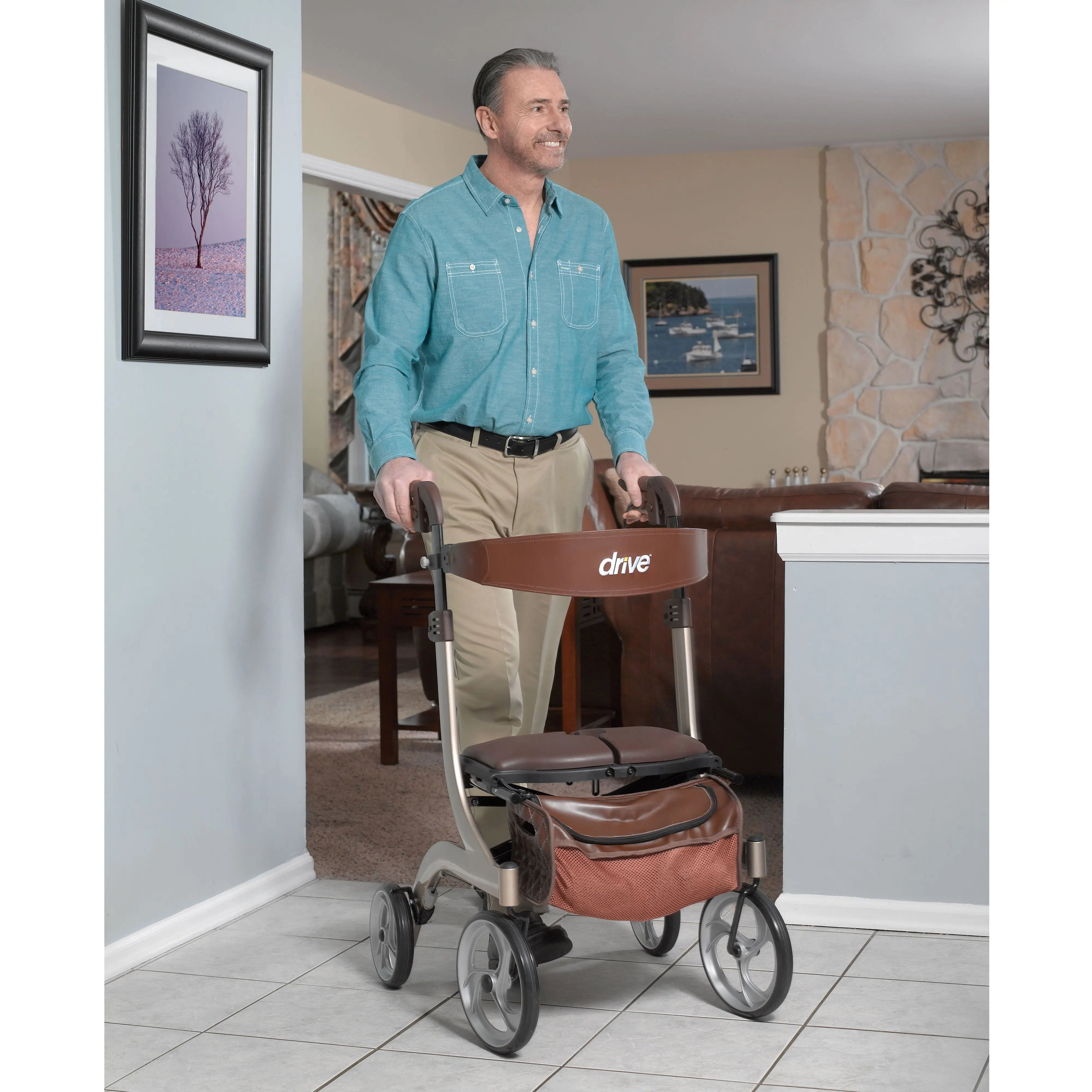 Nitro DLX Euro Style Rollator Rolling Walker - Home Health Store Inc