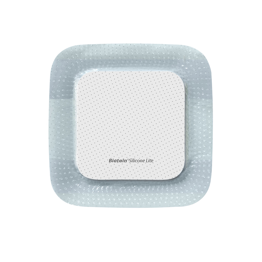 Biatain Lite Silicone Foam Dressing, Size 4in X 4in (1cm X 1cm) - Box Of 10 - Home Health Store Inc