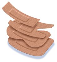 Coverplast Classic Heavyweight Fabric Adhesive Dressing 7.2cm X 5cm (Bulk) - Box Of 5000 - Home Health Store Inc