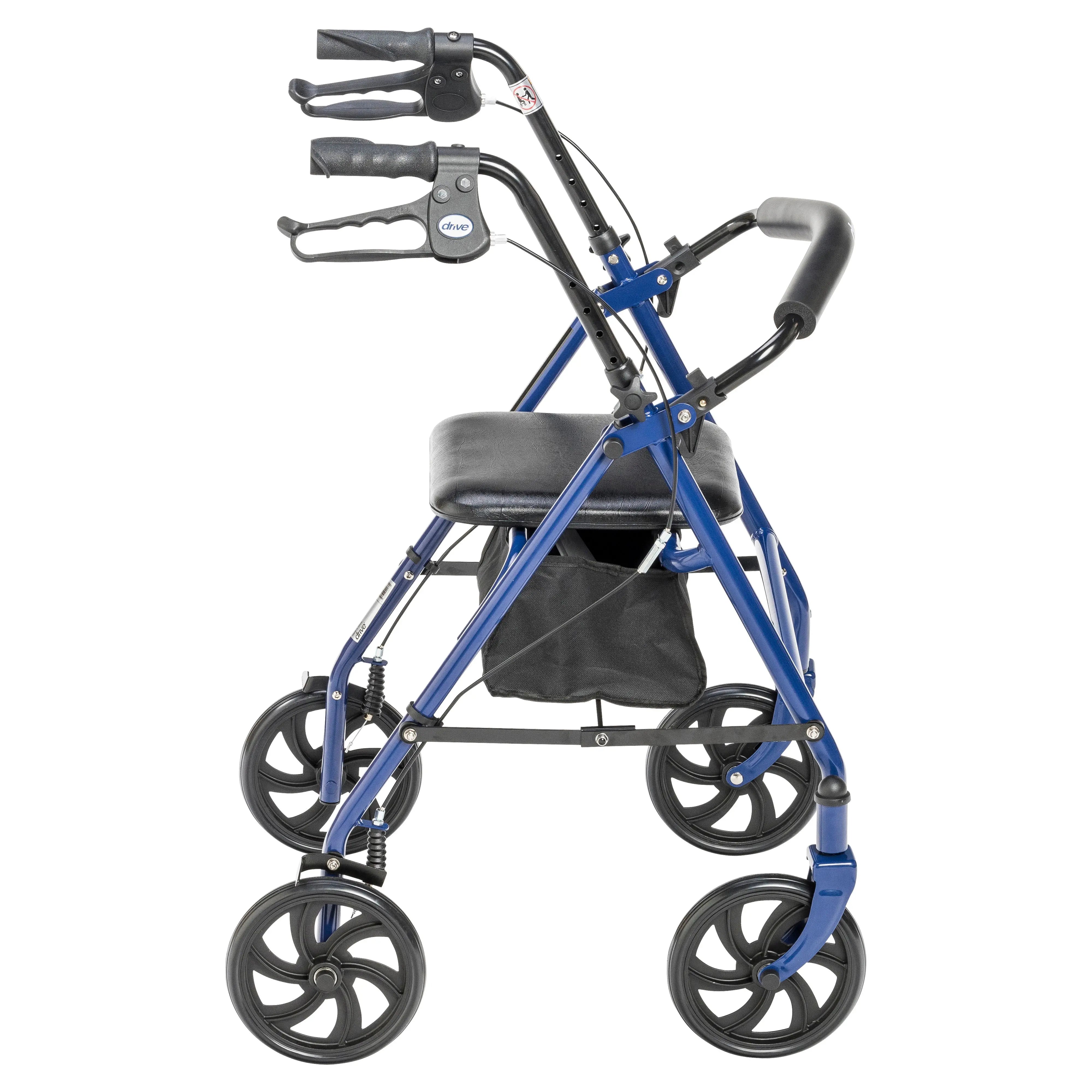 Four Wheel Rollator Rolling Walker with Fold Up Removable Back Support - Home Health Store Inc
