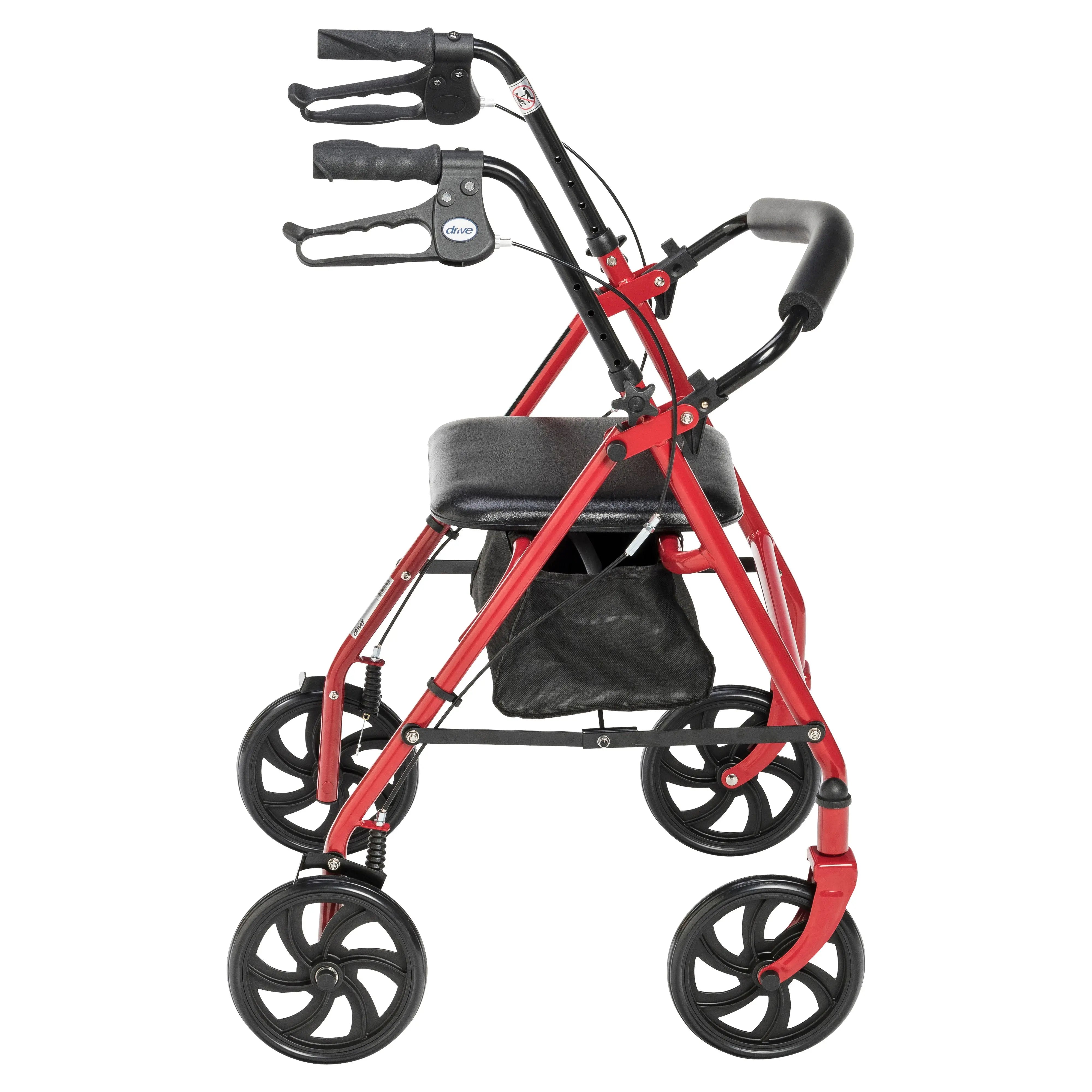 Four Wheel Rollator Rolling Walker with Fold Up Removable Back Support - Home Health Store Inc