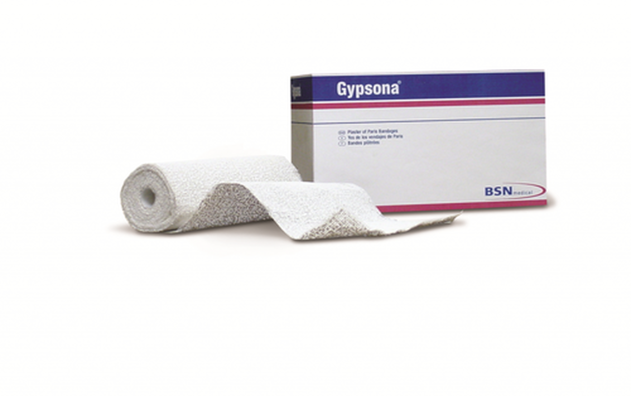 Gypsona Plaster Of Paris Bandage 10cm X 4.5m, Fast Setting (4 Minutes) - Box Of 12 - Home Health Store Inc