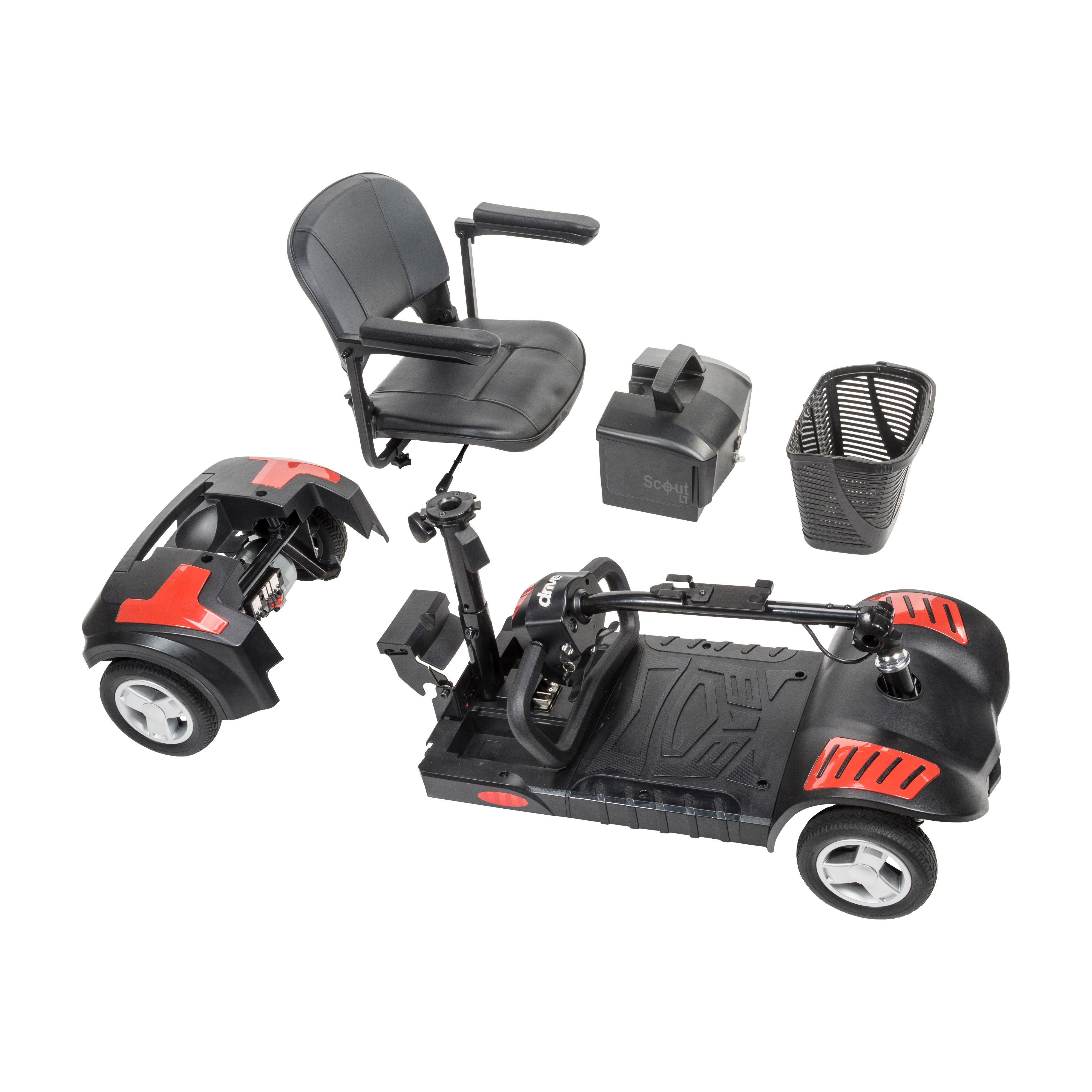 Scout LT 4-Wheel Scooter with 20AH Batteries
