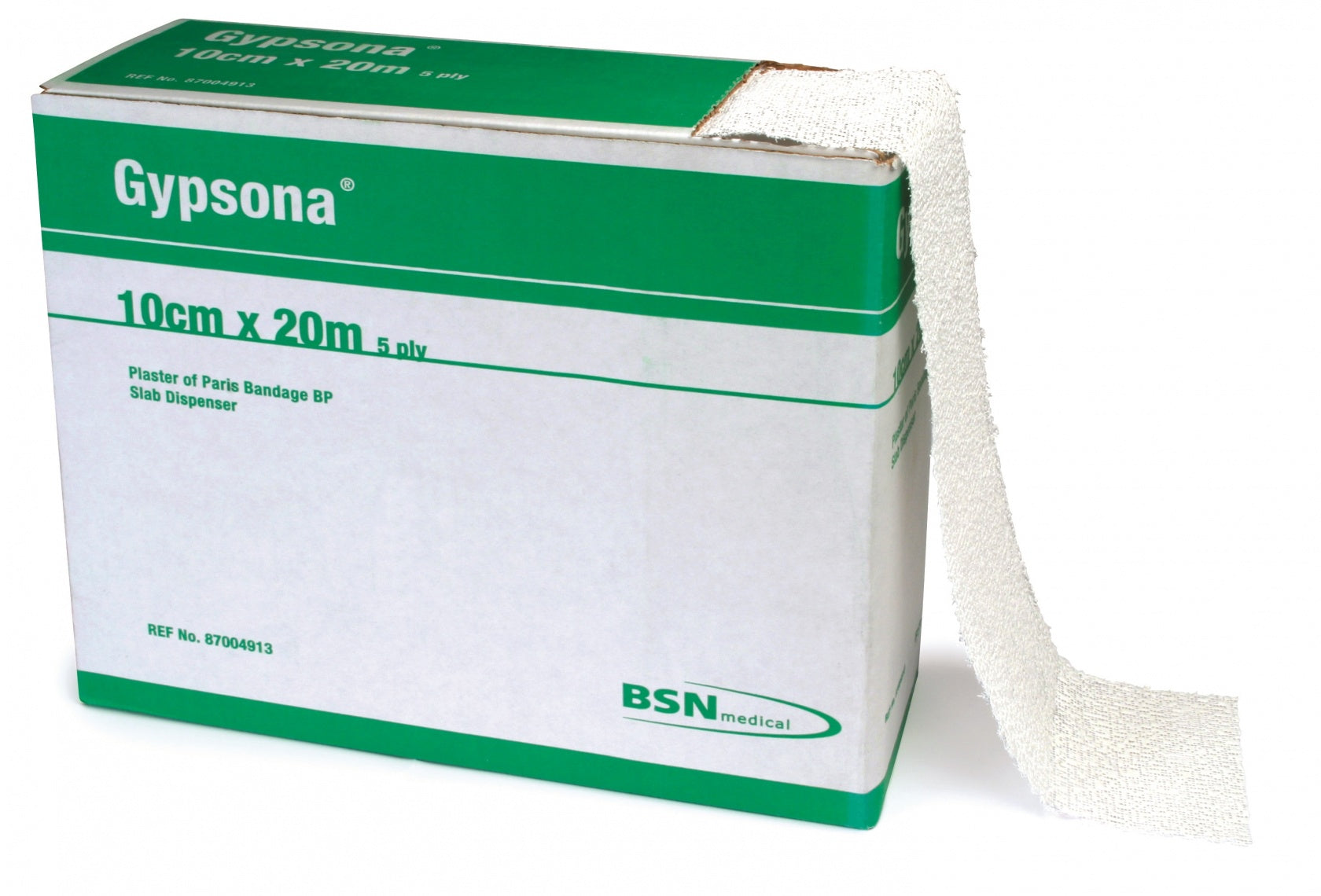 Gypsona Plaster Of Paris Slab 10cm X 75cm, Extra Fast Setting (2 Minutes) - Box Of 50 - Home Health Store Inc
