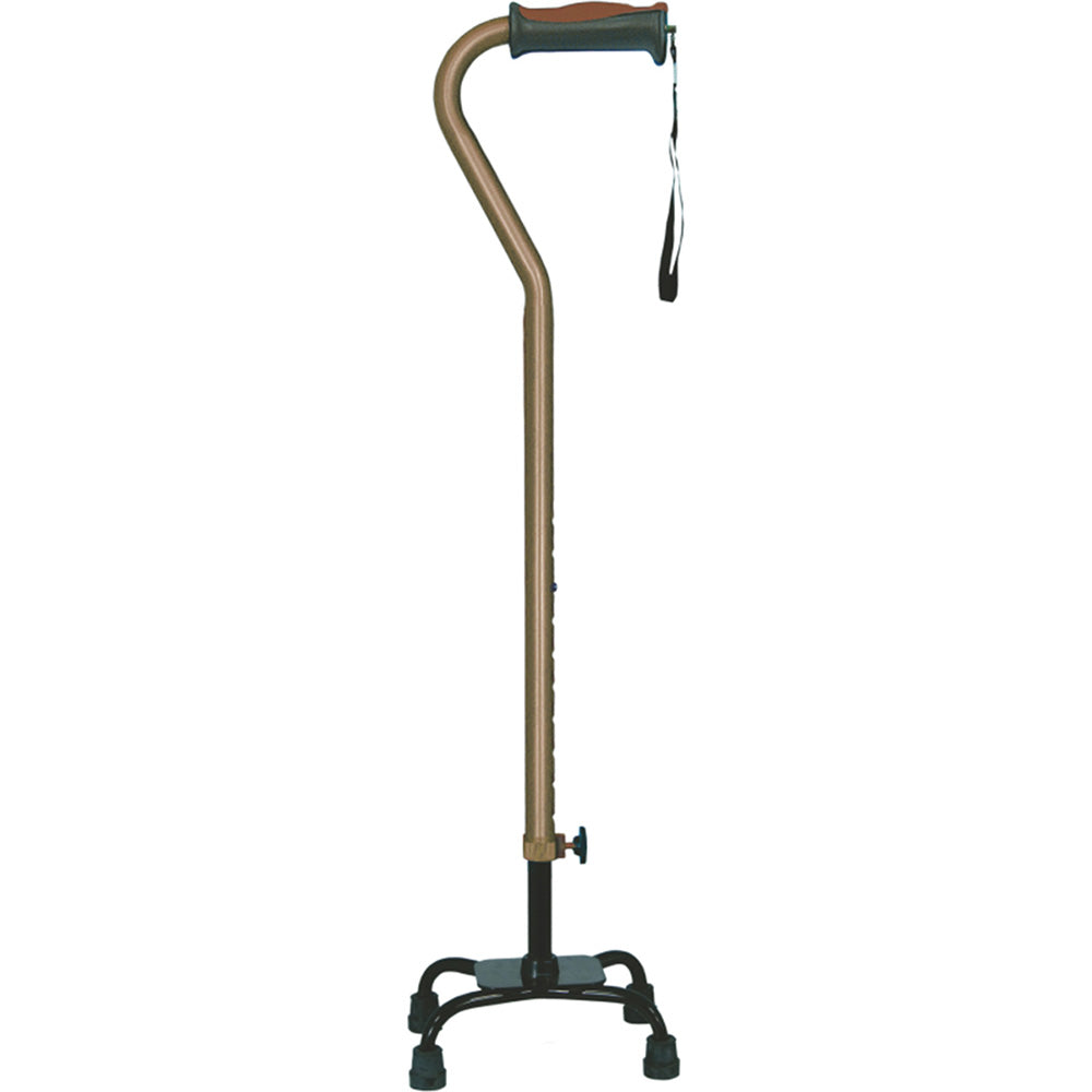 Adjustable Quad Cane for Right or Left Hand Use