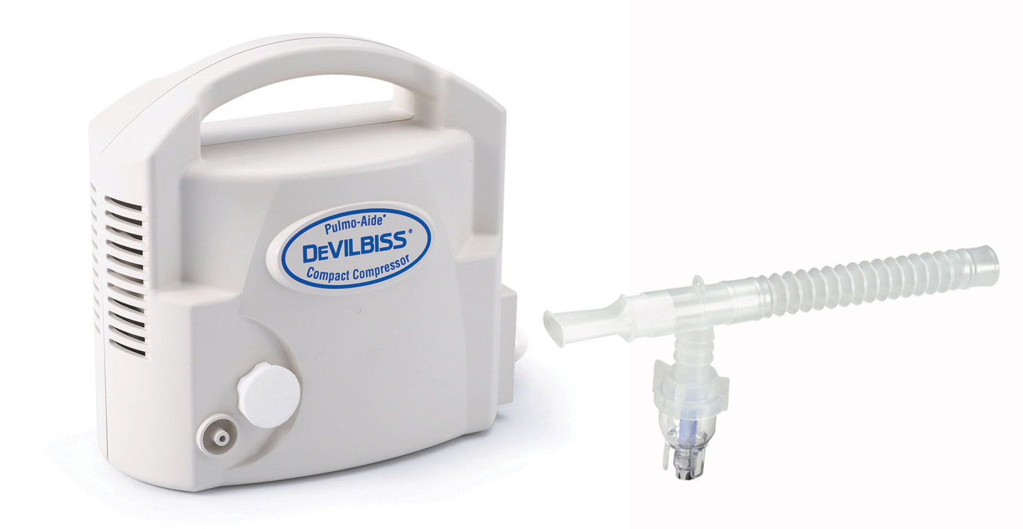Pulmo-Aide Compact Compressor Nebulizer System with Disposable Nebulizer