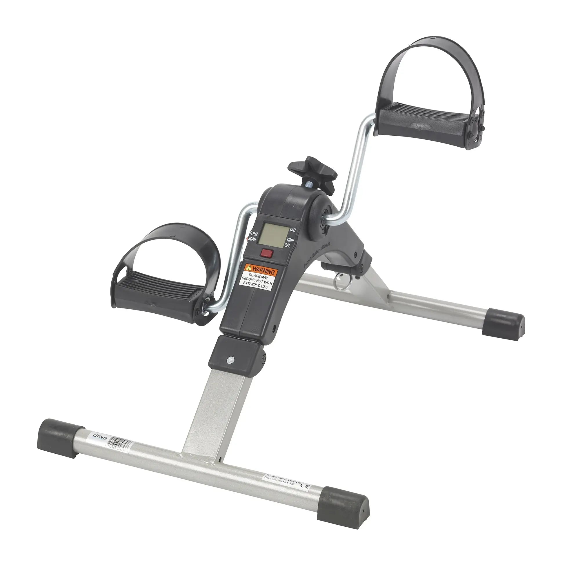Folding Exercise Peddler with Electronic Display, Black - Home Health Store Inc