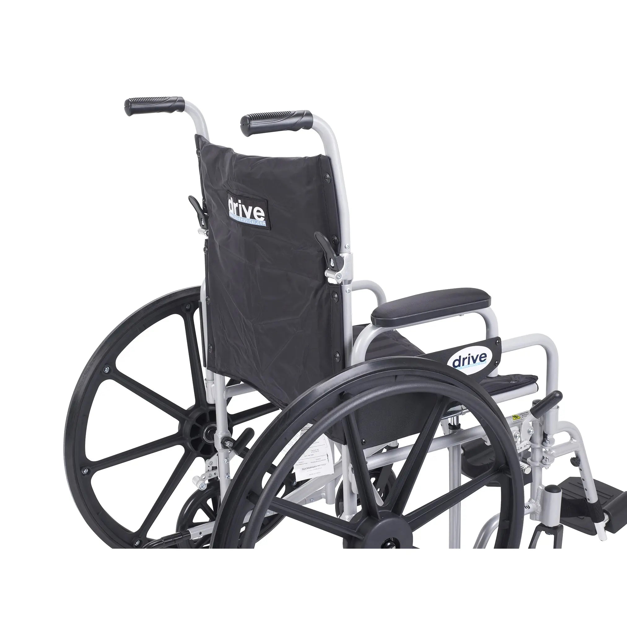 Poly Fly Light Weight Transport Chair Wheelchair with Swing away Footrest - Home Health Store Inc