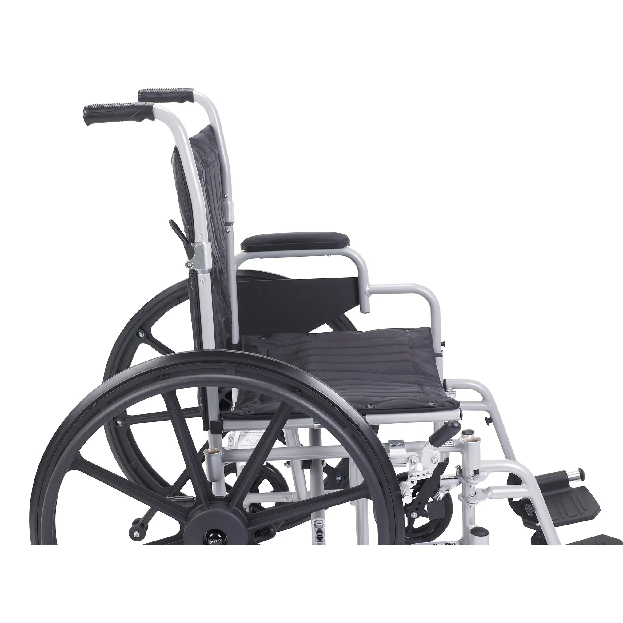 Poly Fly Light Weight Transport Chair Wheelchair with Swing away Footrest - Home Health Store Inc