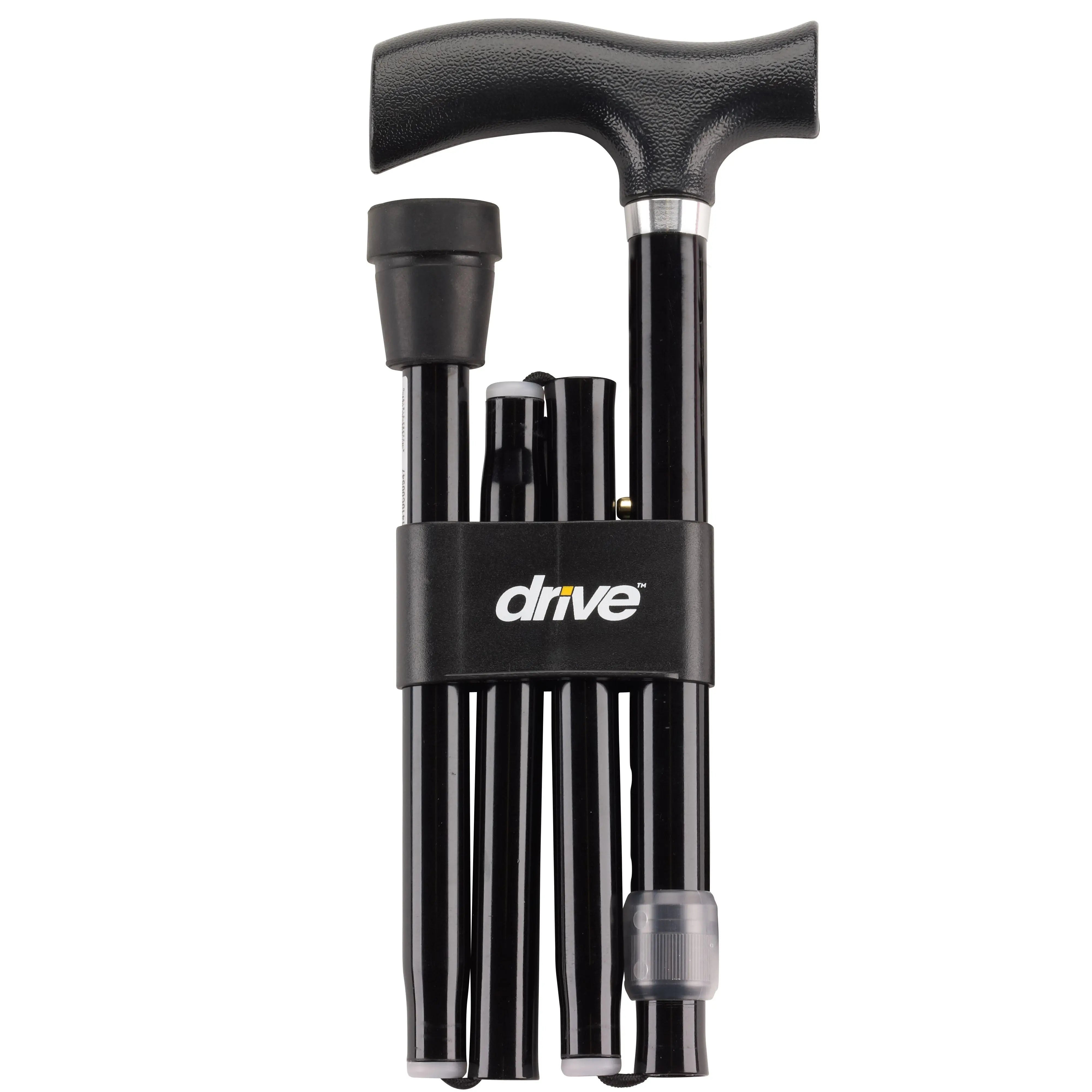 Heavy Duty Folding Cane Lightweight Adjustable with T Handle - Home Health Store Inc