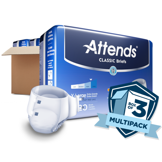 Attends Classic Briefs, X-Large