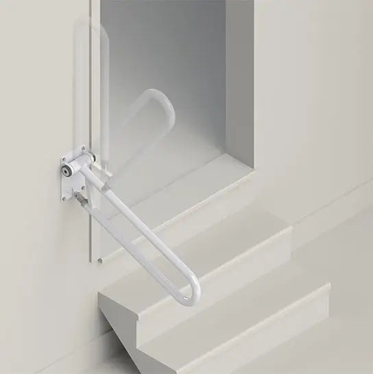 P.T. Rail™ Angled, 32", White - Home Health Store Inc