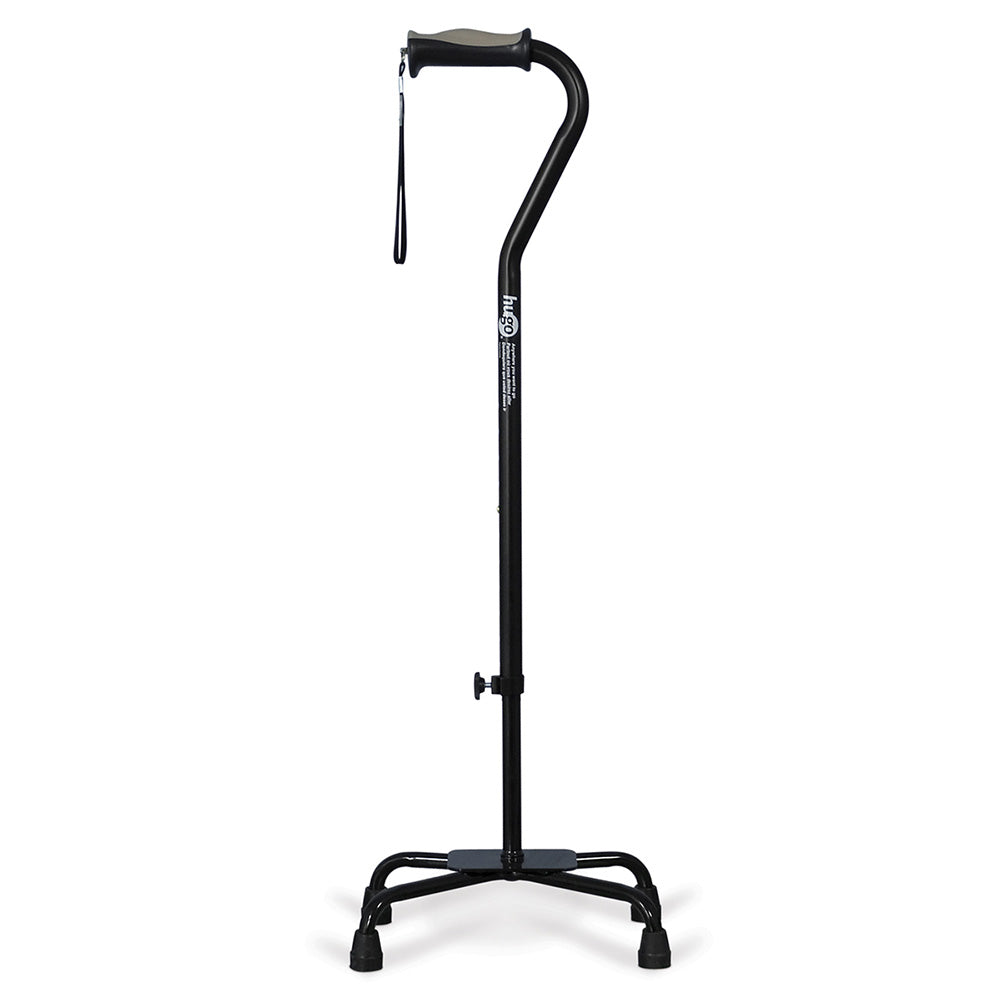 Adjustable Quad Cane for Right or Left Hand Use