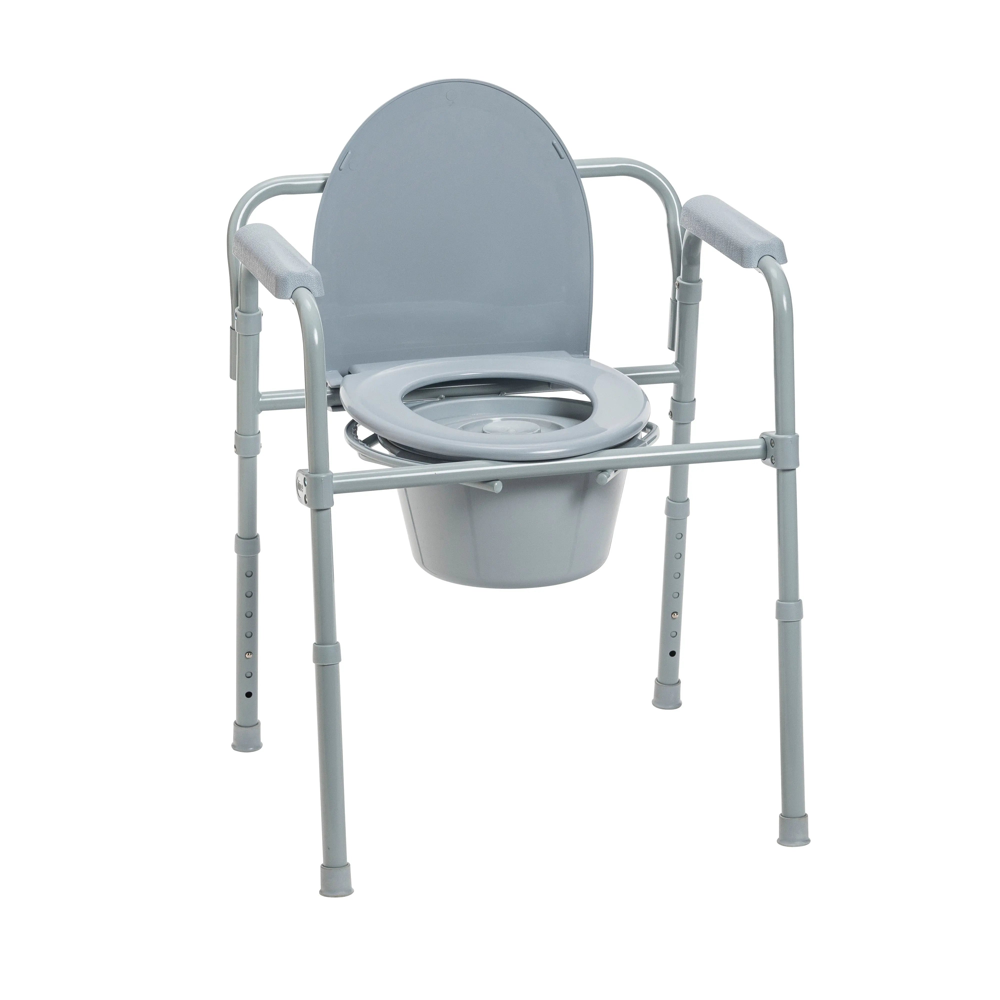 PreserveTech Steel Folding Bedside Commode - Home Health Store Inc