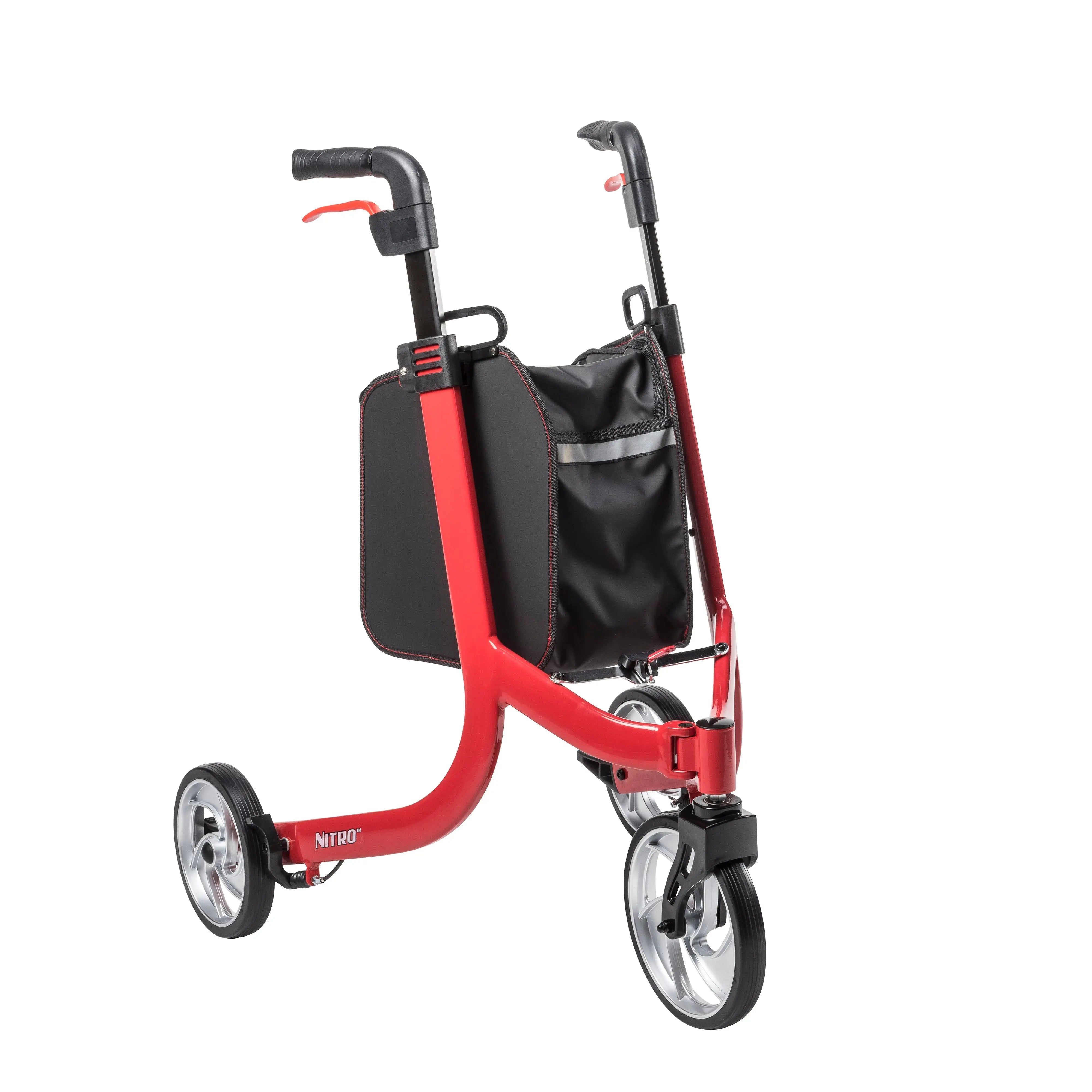 Nitro Euro Style 3-Wheel Rollator Rolling Walker - Home Health Store Inc