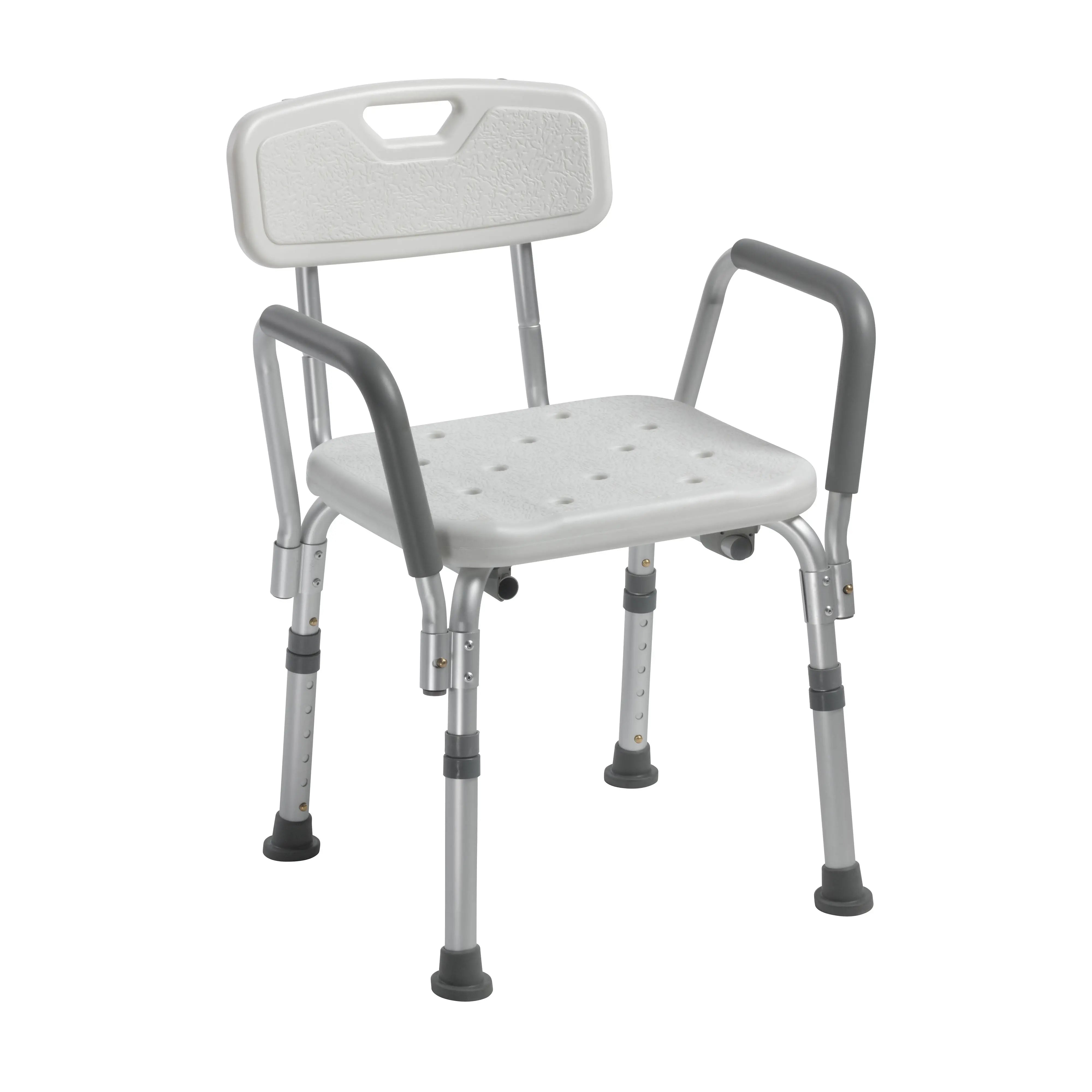 Knock Down Bath Bench with Back and Padded Arms - Home Health Store Inc