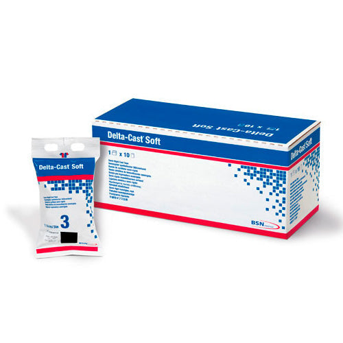 Delta-Cast Soft Polyester Semi-Rigid Cast Tape 5cm X 3.6m, White - Box Of 10 - Home Health Store Inc